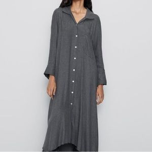 Zara Long Shirt Dress